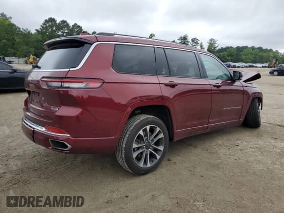 2022 Jeep Grand Cherokee Overland с VIN 1C4RJKDG5N8516550, выставлен на аукционе Copart как лот 61286715 с пробегом 42 138 миль миль и Списание • Salvage title. История ставок и продаж доступна на DreamBid. Изображение 3.
