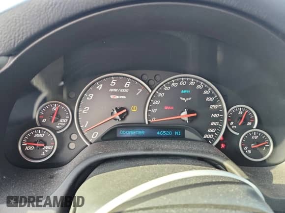 2007 Chevrolet Corvette Z06 z VIN 1G1YY26E575136754, wystawiony jako Copart lot #89628115 z przebiegiem 46 520 mil mil oraz Szkoda całkowita • Salvage title. Historia ofert i sprzedaży dostępna na DreamBid. Obrazek 9.