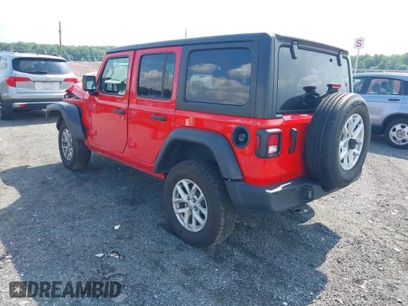 2023 Jeep Wrangler Sport S с VIN 1C4HJXDN5PW701929, выставлен на аукционе IAAI как лот 42685071 с пробегом 46 084 миль миль и . История ставок и продаж доступна на DreamBid. Изображение 3.