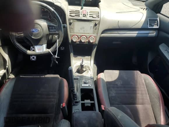 2017 Subaru WRX STI with VIN JF1VA2M68H9812821, listed as a Copart auction lot 61601185 with 79,261 mi miles and Salvage title. Bid and sale history available at DreamBid. Image 8.