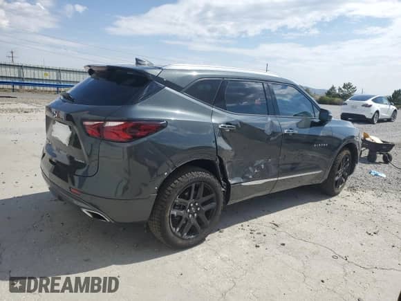 2020 Chevrolet Blazer Premier with VIN 3GNKBLRS8LS537230, listed as a Copart auction lot 70345135 with 49,297 mi miles and Salvage title. Bid and sale history available at DreamBid. Image 3.