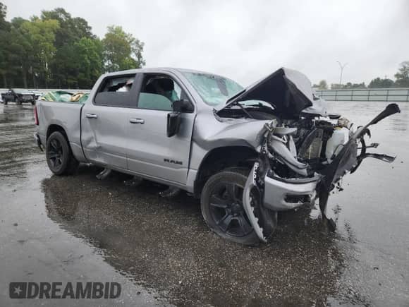 2022 Ram 1500 Big Horn с VIN 1C6RREFT1NN320411, выставлен на аукционе Copart как лот 84242395 с пробегом Не указан миль и Списание • Salvage title. История ставок и продаж доступна на DreamBid. Изображение 4.