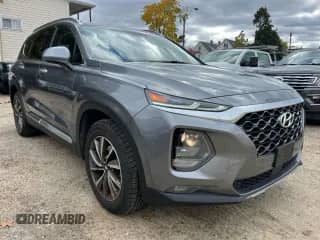 2019 Hyundai Santa Fe SEL with VIN 5NMS3CADXKH050958, listed as a Copart auction lot 90484835 with 153,434 mi miles and Clean title. Bid and sale history available at DreamBid. Image 1.