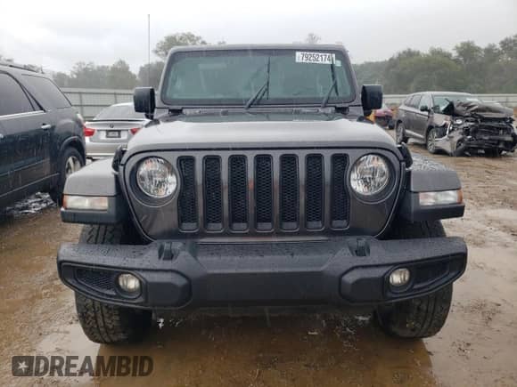 2021 Jeep Wrangler Willys with VIN 1C4GJXAN2MW596326, listed as a Copart auction lot 79252174 with Not provided miles and Salvage title. Bid and sale history available at DreamBid. Image 5.