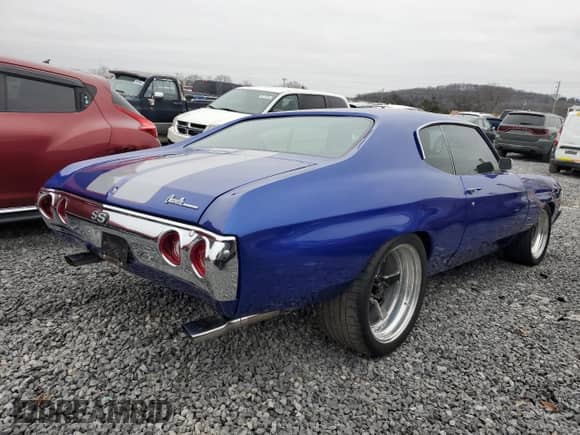 1972 Chevrolet Chevelle с VIN 1D37H2R603005, выставлен на аукционе Copart как лот 87930055 с пробегом Не указан миль и Чистый • Clean title. История ставок и продаж доступна на DreamBid. Изображение 3.