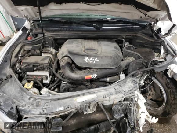 2013 Dodge Durango Crew with VIN 1C4RDJDG9DC554196, listed as a Copart auction lot 80313895 with 104,486 mi miles and Salvage title. Bid and sale history available at DreamBid. Image 12.
