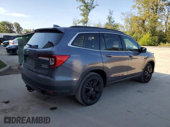 2021 Honda Pilot Special Edition с VIN 5FNYF6H23MB017330, выставлен на аукционе Copart как лот 80942925 с пробегом 57 826 миль миль и На запчасти • Non repairable. История ставок и продаж доступна на DreamBid. Изображение 3.