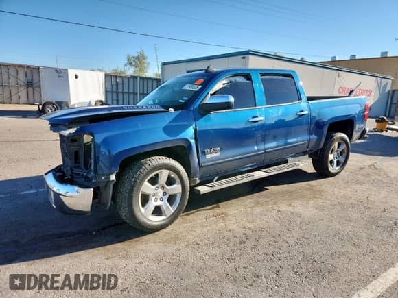 2017 Chevrolet Silverado 1500 LT with VIN 3GCPCREH6HG476690, listed as a Copart auction lot 71900625 with Not provided miles and Salvage title. Bid and sale history available at DreamBid. Image 1.