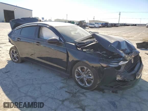2024 Honda Accord EX with VIN 1HGCY1F32RA019946, listed as a Copart auction lot 47376535 with Not provided miles and Salvage title. Bid and sale history available at DreamBid. Image 4.