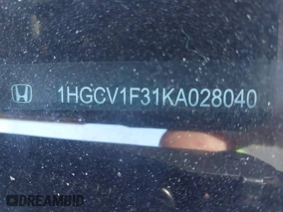 2019 Honda Accord Sport с VIN 1HGCV1F31KA028040, выставлен на аукционе IAAI как лот 43445728 с пробегом 61 910 миль миль и . История ставок и продаж доступна на DreamBid. Изображение 17.