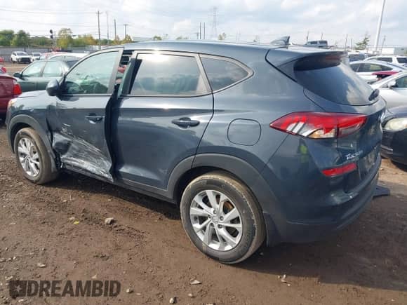 2020 Hyundai Tucson SE with VIN KM8J2CA43LU226799, listed as a IAAI auction lot 43236121 with 53,650 mi miles and . Bid and sale history available at DreamBid. Image 3.