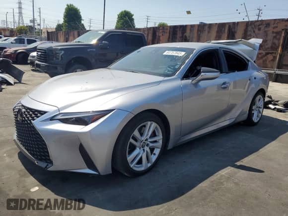 2022 Lexus IS 300 z VIN JTHAA1D26N5119540, wystawiony jako Copart lot #64757845 z przebiegiem 49 182 mil mil oraz Szkoda całkowita • Salvage title. Historia ofert i sprzedaży dostępna na DreamBid. Obrazek 1.