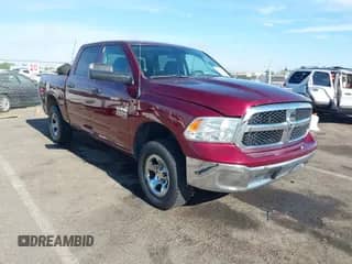 2019 Ram 1500 Tradesman z VIN 1C6RR7KM4KS751395, wystawiony jako IAAI lot #42655358 z przebiegiem Nie podano mil oraz . Historia ofert i sprzedaży dostępna na DreamBid. Obrazek 1.