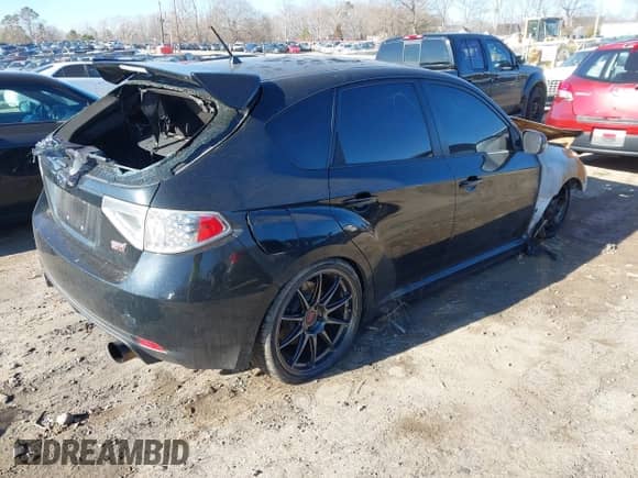 2011 Subaru WRX WRX STI with VIN JF1GR8H68BL810091, listed as a IAAI auction lot 41434201 with Not provided miles and . Bid and sale history available at DreamBid. Image 4.