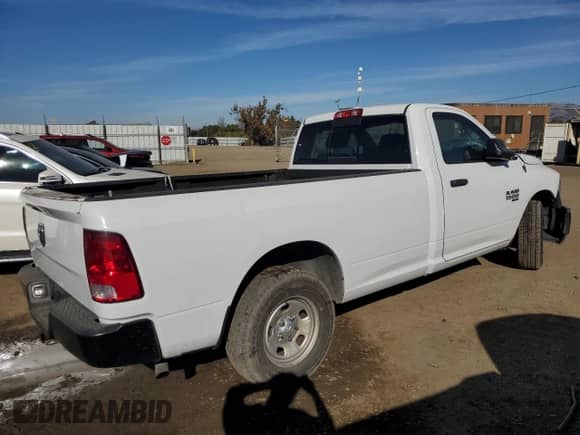 2021 Ram 1500 Tradesman с VIN 3C6JR6DG5MG663495, выставлен на аукционе Copart как лот 84513314 с пробегом 74 782 миль миль и Списание • Salvage title. История ставок и продаж доступна на DreamBid. Изображение 3.