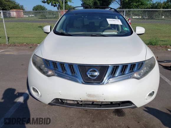 2009 Nissan Murano LE with VIN JN8AZ18W09W120310, listed as a IAAI auction lot 42948776 with 168,386 mi miles and . Bid and sale history available at DreamBid. Image 12.