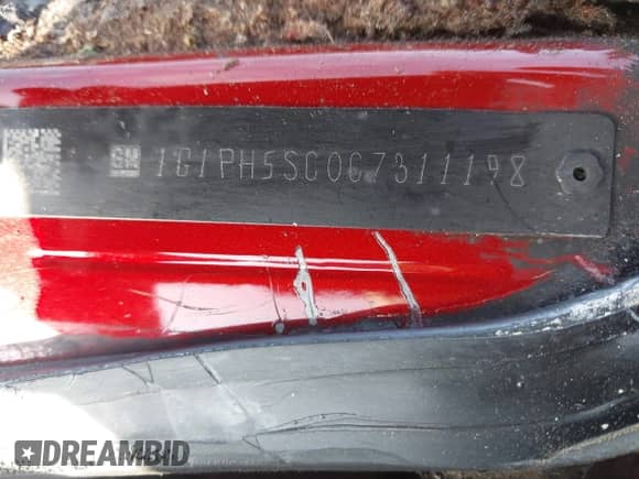 2012 Chevrolet Cruze LTZ with VIN 1G1PH5SC0C7311198, listed as a IAAI auction lot 43325014 with Not provided miles and . Bid and sale history available at DreamBid. Image 9.