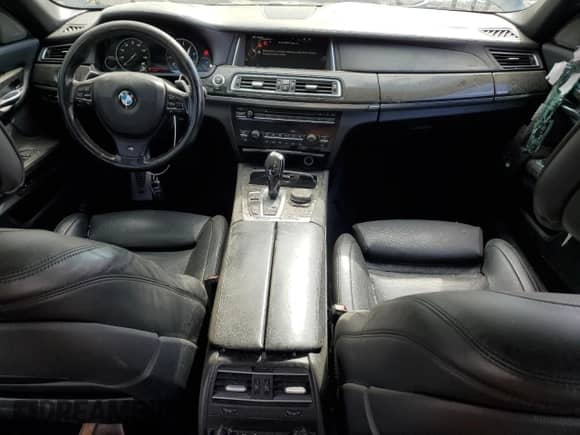 2015 BMW 7 Series 750Li with VIN WBAYE8C5XFD782333, listed as a Copart auction lot 86481565 with 143,204 mi miles and Salvage title. Bid and sale history available at DreamBid. Image 8.