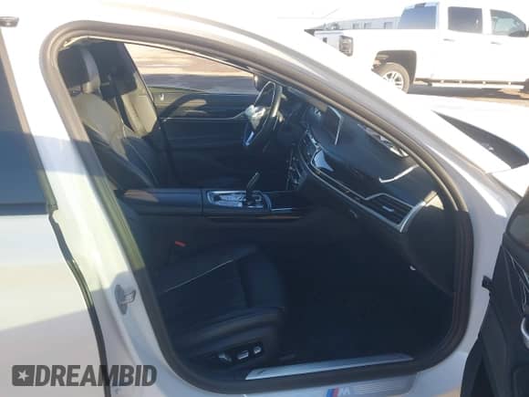 2019 BMW 7 Series 750i with VIN WBA7F0C58KGM24778, listed as a IAAI auction lot 41740384 with Not provided miles and . Bid and sale history available at DreamBid. Image 5.