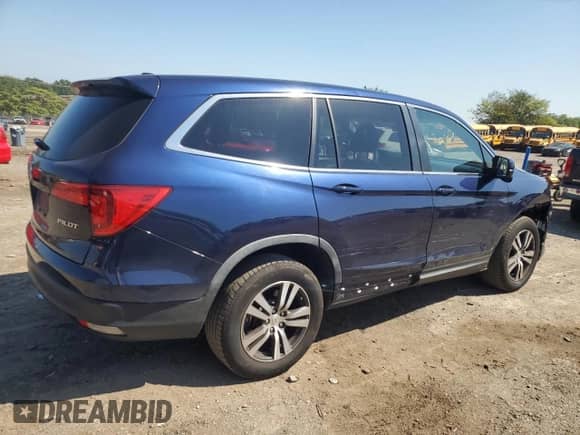 2017 Honda Pilot EX with VIN 5FNYF6H34HB008389, listed as a Copart auction lot 81020885 with 97,208 mi miles and Salvage title. Bid and sale history available at DreamBid. Image 3.