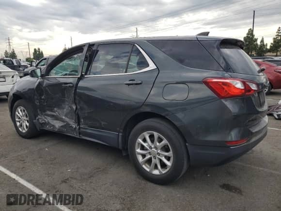2020 Chevrolet Equinox LT with VIN 3GNAXKEV7LS528784, listed as a Copart auction lot 85546765 with 80,357 mi miles and Salvage title. Bid and sale history available at DreamBid. Image 2.