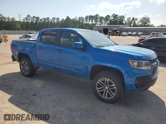 2021 Chevrolet Colorado 2WD Work Truck с VIN 1GCGSBEN3M1249496, выставлен на аукционе Copart как лот 62059345 с пробегом 21 283 миль миль и Списание • Salvage title. История ставок и продаж доступна на DreamBid. Изображение 4.
