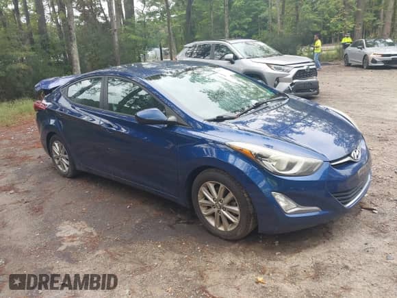 2016 Hyundai Elantra SE with VIN 5NPDH4AE6GH662707, listed as a IAAI auction lot 43327197 with 149,468 mi miles and . Bid and sale history available at DreamBid. Image 1.