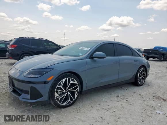2023 Hyundai Ioniq 6 SEL with VIN KMHM34AA7PA040213, listed as a Copart auction lot 66888715 with 42,333 mi miles and Salvage title. Bid and sale history available at DreamBid. Image 1.