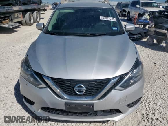 2019 Nissan Sentra SV with VIN 3N1AB7AP0KL615255, listed as a Copart auction lot 85837275 with 91,569 mi miles and Salvage title. Bid and sale history available at DreamBid. Image 5.