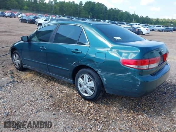 2003 Honda Accord LX with VIN JHMCM56303C053606, listed as a IAAI auction lot 43153633 with Not provided miles and . Bid and sale history available at DreamBid. Image 3.