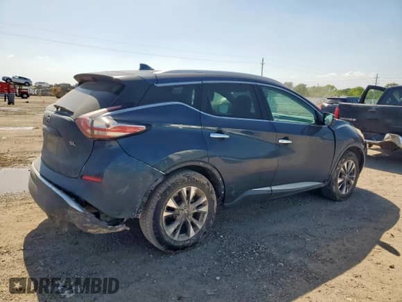 2017 Nissan Murano SL with VIN 5N1AZ2MG7HN174462, listed as a Copart auction lot 66806195 with 223,281 mi miles and Salvage title. Bid and sale history available at DreamBid. Image 3.