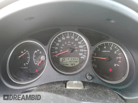 2006 Subaru Forester X with VIN JF1SG65606H747683, listed as a Copart auction lot 59922095 with 102,398 mi miles and Clean title. Bid and sale history available at DreamBid. Image 9.