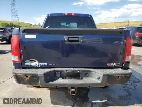 2009 GMC Sierra 1500 SLT with VIN 3GTEK33339G189596, listed as a Copart auction lot 64030275 with 313,867 mi miles and Salvage title. Bid and sale history available at DreamBid. Image 6.