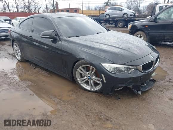 2014 BMW 4 Series 435i xDrive с VIN WBA3R5C57EK187561, выставлен на аукционе IAAI как лот 41722571 с пробегом 79 681 миль миль и . История ставок и продаж доступна на DreamBid. Изображение 1.