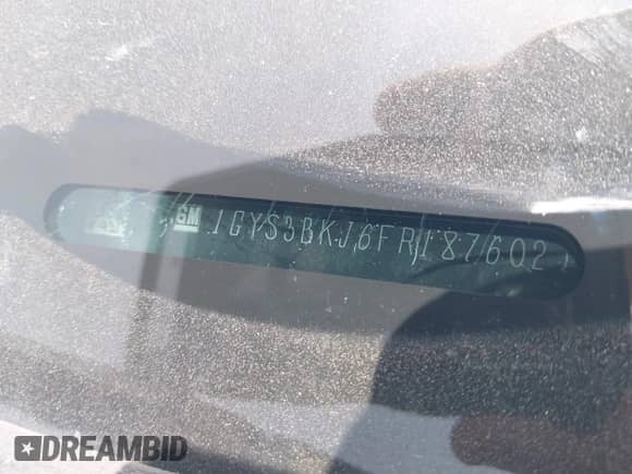 2015 Cadillac Escalade Luxury with VIN 1GYS3BKJ6FR187602, listed as a IAAI auction lot 42648552 with 164,759 mi miles and . Bid and sale history available at DreamBid. Image 9.