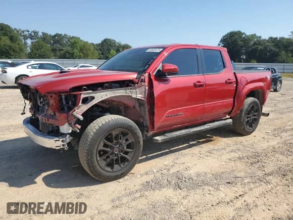 2024 Toyota Tacoma SR5 with VIN 3TYKB5FN3RT002388, listed as a Copart auction lot 80583475 with 30,696 mi miles and Salvage title. Bid and sale history available at DreamBid. Image 1.