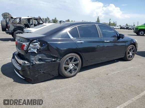 2014 Honda Accord с VIN JHMCR5F75EC000908, выставлен на аукционе Copart как лот 70369975 с пробегом 196 539 миль миль и Списание • Salvage title. История ставок и продаж доступна на DreamBid. Изображение 3.