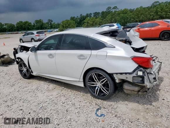 2021 Honda Accord Touring с VIN 1HGCV2F9XMA029250, выставлен на аукционе Copart как лот 66524095 с пробегом 123 396 миль миль и Списание • Salvage title. История ставок и продаж доступна на DreamBid. Изображение 2.