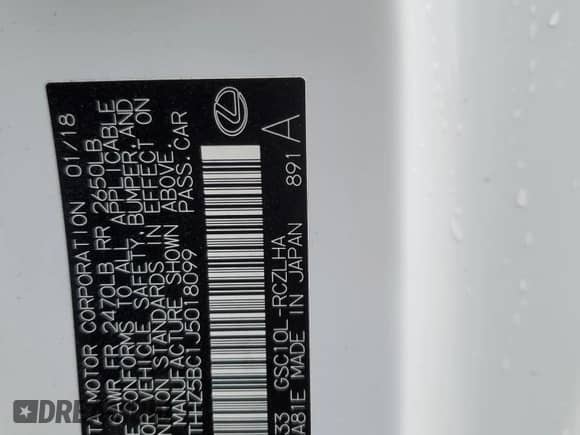 2018 Lexus RC 350 z VIN JTHHZ5BC1J5018099, wystawiony jako Copart lot #49979835 z przebiegiem 21 897 mil mil oraz Szkoda całkowita • Salvage title. Historia ofert i sprzedaży dostępna na DreamBid. Obrazek 12.