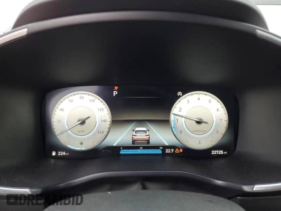 2021 Hyundai Santa Fe Calligraphy с VIN 5NMS5DALXMH347254, выставлен на аукционе Copart как лот 49868935 с пробегом 22 725 миль миль и Чистый • Clean title. История ставок и продаж доступна на DreamBid. Изображение 9.