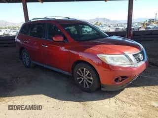 2014 Nissan Pathfinder Platinum z VIN 5N1AR2MN3EC680439, wystawiony jako IAAI lot #42618588 z przebiegiem 139 984 mil mil oraz . Historia ofert i sprzedaży dostępna na DreamBid. Obrazek 1.