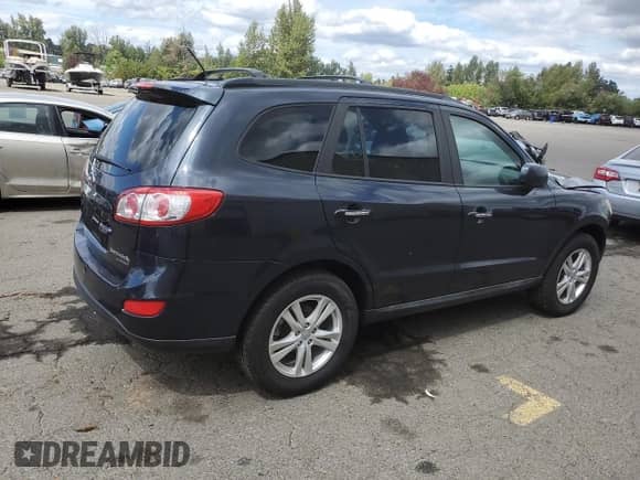 2011 Hyundai Santa Fe Limited with VIN 5XYZKDAG8BG038447, listed as a Copart auction lot 68518915 with 207,765 mi miles and Salvage title. Bid and sale history available at DreamBid. Image 3.