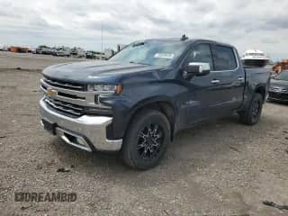 2021 Chevrolet Silverado 1500 LTZ с VIN 1GCPWEED1MZ354245, выставлен на аукционе Copart как лот 55630695 с пробегом 83 394 миль миль и Списание • Salvage title. История ставок и продаж доступна на DreamBid. Изображение 1.