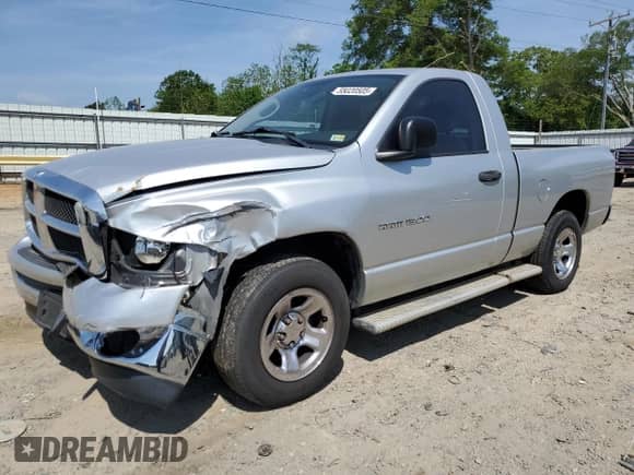2005 Dodge 1500 SLT with VIN 1D7HA16N15J616614, listed as a Copart auction lot 55020505 with 170,365 mi miles and Salvage title. Bid and sale history available at DreamBid. Image 1.
