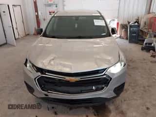 2019 Chevrolet Traverse LS with VIN 1GNERFKWXKJ305431, listed as a IAAI auction lot 42927773 with 99,898 mi miles and . Bid and sale history available at DreamBid. Image 6.