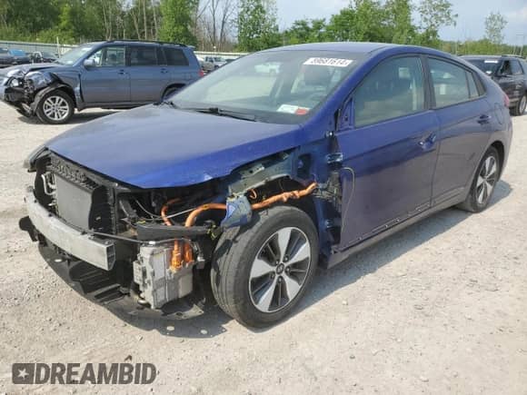 2019 Hyundai Ioniq с VIN KMHC65LD9KU151479, выставлен на аукционе Copart как лот 59681614 с пробегом 54 785 миль миль и Списание • Salvage title. История ставок и продаж доступна на DreamBid. Изображение 1.