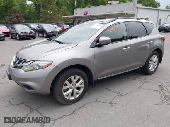 2012 Nissan Murano SL with VIN JN8AZ1MW0CW221182, listed as a IAAI auction lot 42600627 with 146,074 mi miles and . Bid and sale history available at DreamBid. Image 2.