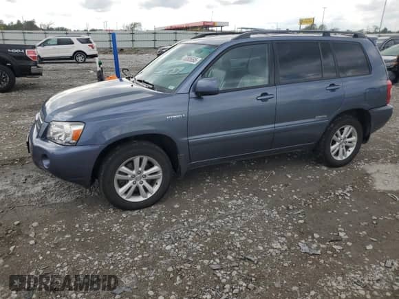 2006 Toyota Highlander Limited with VIN JTEEW21A760023397, listed as a Copart auction lot 83806695 with 100,480 mi miles and Salvage title. Bid and sale history available at DreamBid. Image 1.