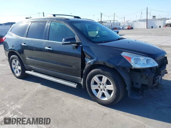 2011 Chevrolet Traverse 2LT with VIN 1GNKRJEDXBJ318115, listed as a IAAI auction lot 43095464 with 166,137 mi miles and . Bid and sale history available at DreamBid. Image 1.