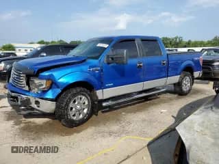 2012 Ford F-150 XL with VIN 1FTFW1ET3CFC01023, listed as a Copart auction lot 65248225 with 119,656 mi miles and Salvage title. Bid and sale history available at DreamBid. Image 1.